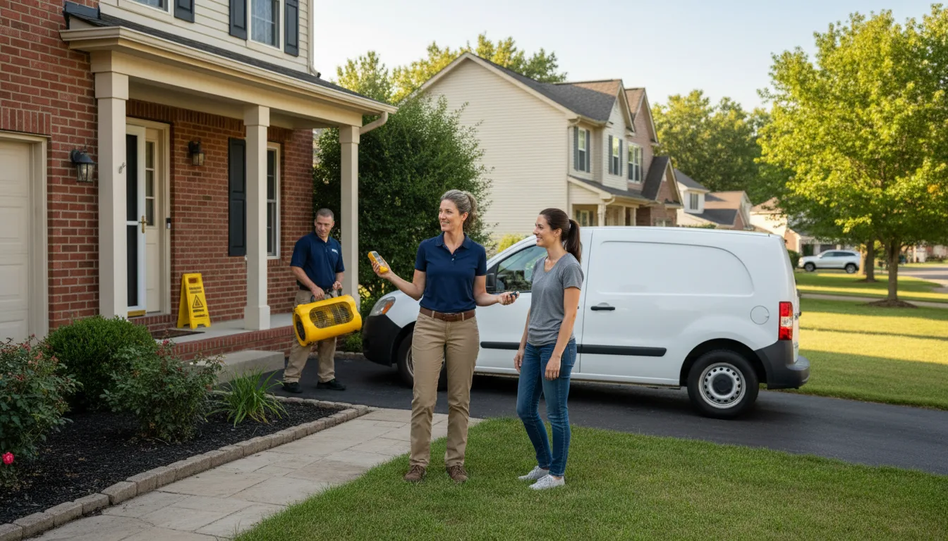 Residential water damage restoration in Kuna, ID